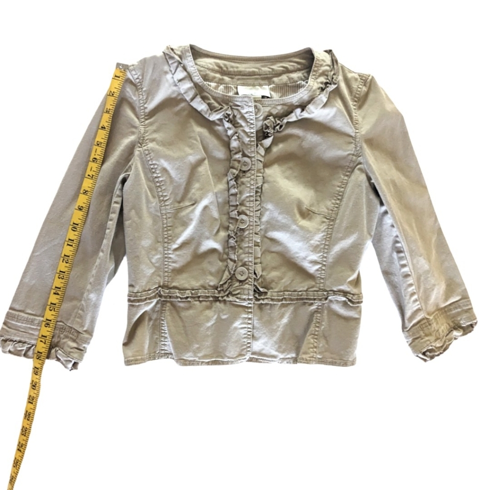 FINAL DAYS $5 LOFT Cropped Jacket with Ruffle  - CLOSET CLOSING   - Picture 6 of 8